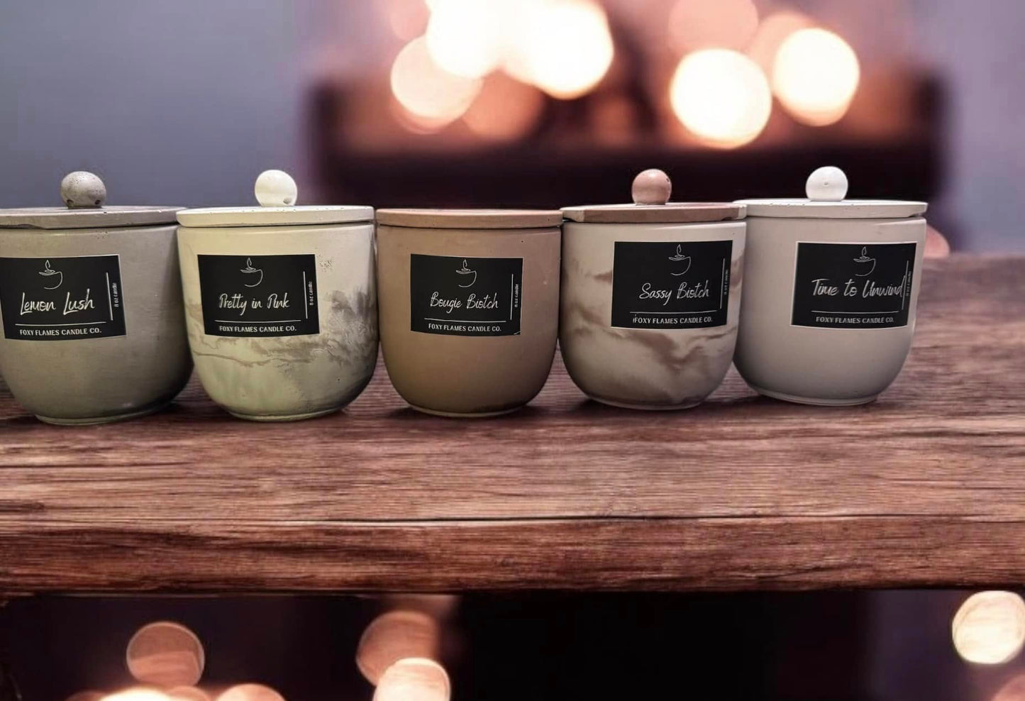 cement candle